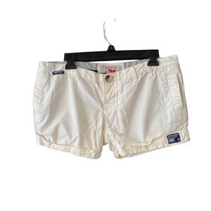 Superdry Limited Edition White Shorts 1 inch inseam